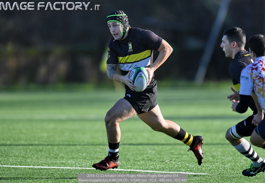 2019-12-22 Amatori Union Rugby Milano-Rugby Bergamo (34-19)